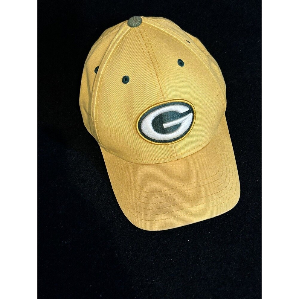 Green Bay Packers NFL Team Apparel Strap Back Hat/Cap Yellow